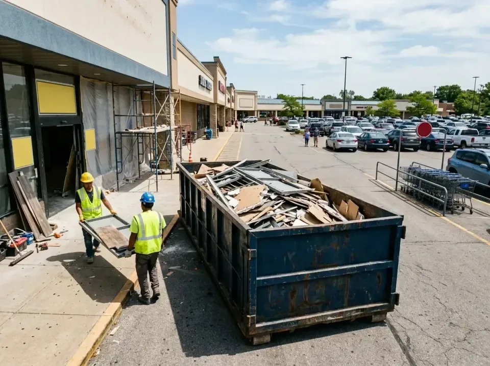 retail-store-renovation-debris-003 — frequently asked questions, Roll-off Dumpster Rentals in Wescosville, PA